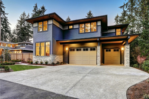 modern 2 story house